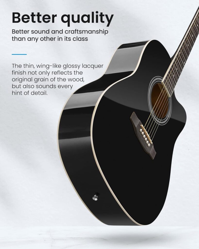 Las Mejores Guitarras Acústicas Calidad Precio del Mercado 2025 - GUITARRAS MAX Moukey 2 - Las Mejores Guitarras Acústicas Calidad Precio del Mercado 2025