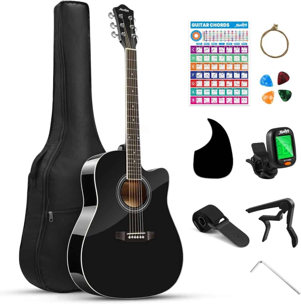 MoukeyPack - Guitarra Acústica Moukey Cutaway