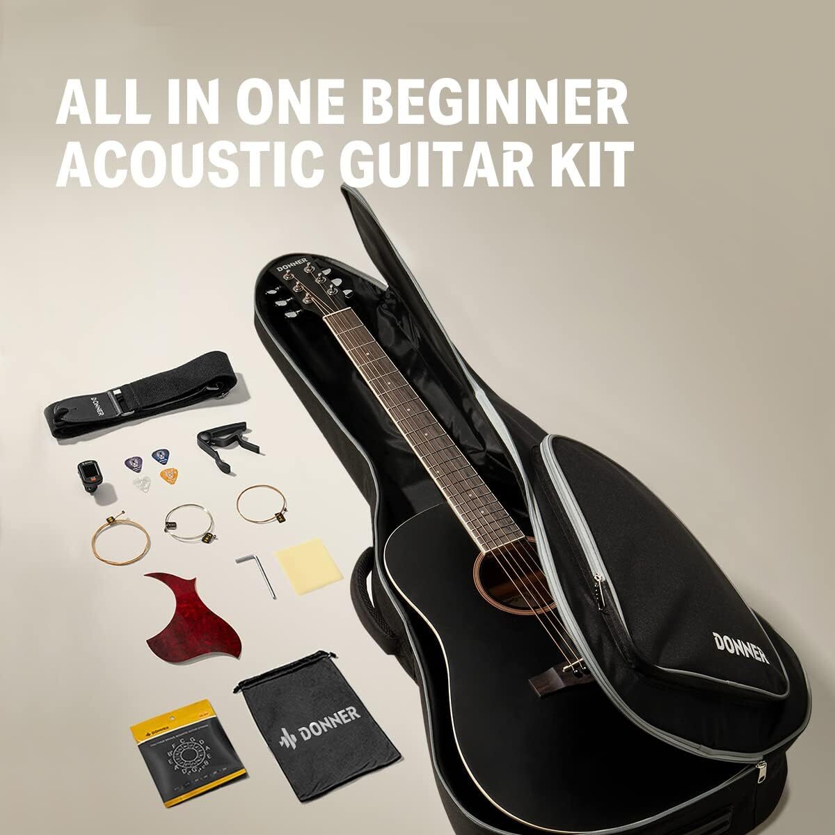 Donner Cutaway 2 edited - Guitarra Donner DAG-1CB